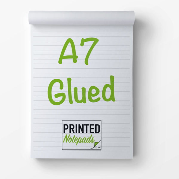 A7 Size Glued Notepad