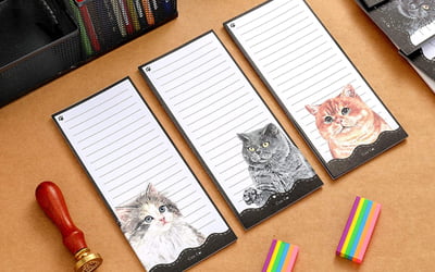 Magnetic Back Notepads