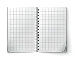 Printed Notepads Squared Paper