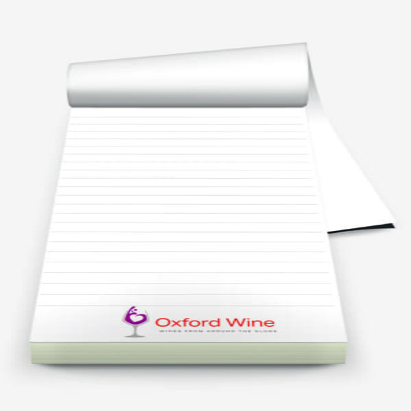 Oxford wine printed notepad