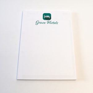 grace hotels printed notepads