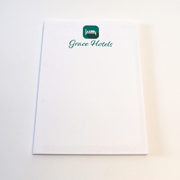 grace hotels printed notepads
