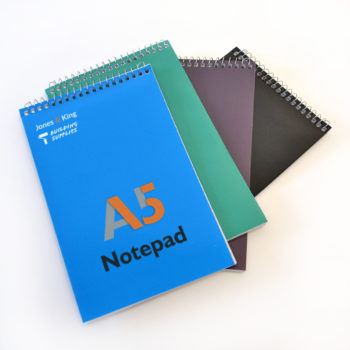 A5 printed note pads