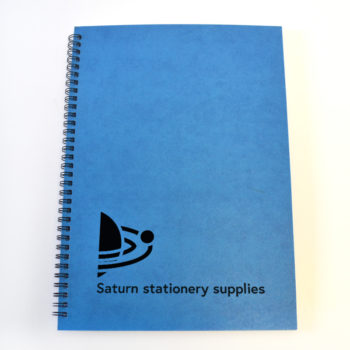 note pad with coloured paper cover